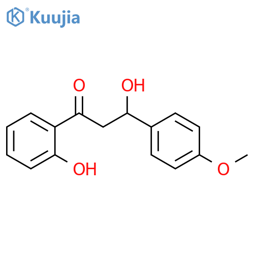3-Hydroxy-1-(2-hydroxyphenyl)-3-(4-methoxyphenyl)-1-propanone structure