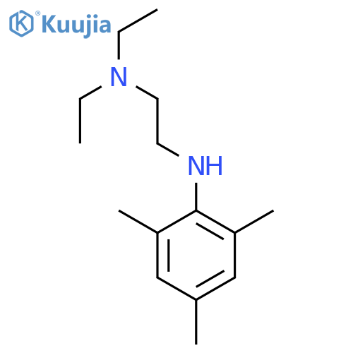 1,2-Ethanediamine,N1,N1-diethyl-N2-(2,4,6-trimethylphenyl)- structure
