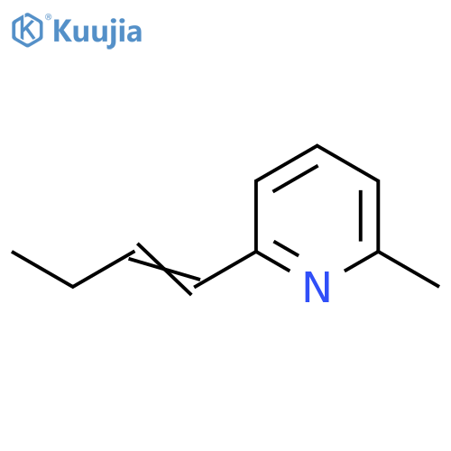 Pyridine,2-(1-buten-1-yl)-6-methyl- structure