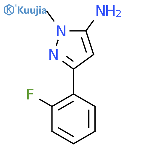 5-Amino-3-(2-fluorophenyl)-1-methylpyrazole structure