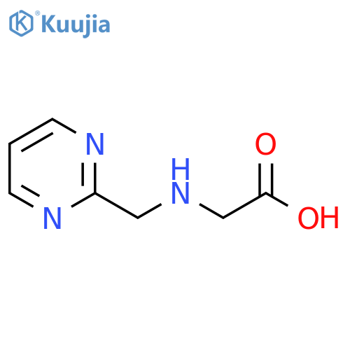 2-{(pyrimidin-2-yl)methylamino}acetic acid structure