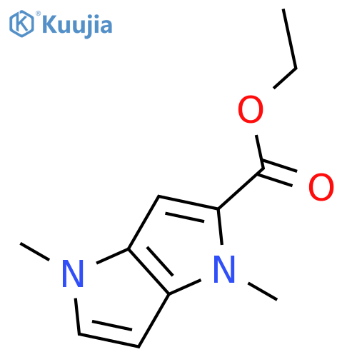 1,4-dihydro-1,4-dimethyl-Pyrrolo[3,2-b]pyrrole-2-carboxylic acid ethyl ester structure