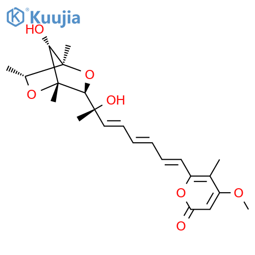 (1R,3S,4R,6R,7R)-1,4,6-Trimethyl-3-[(1R,2E,4E,6E)-1-hydroxy-1-methyl-7-(4-methoxy-5-methyl-2-oxo-2H-pyran-6-yl)-2,4,6-heptatrien-1-yl]-2,5-dioxabicyclo[2.2.1]heptan-7-ol structure