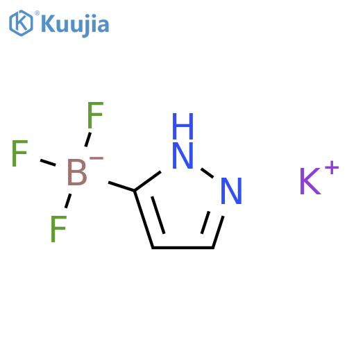 Potassium 1H-pyrazole-5-trifluoroborate structure