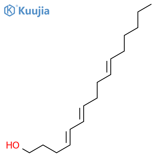 Hexadeca-4,6,10-trien-1-ol structure