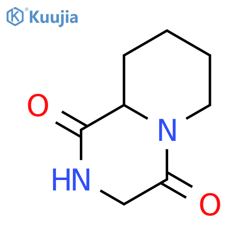 (9aS)-hexahydro-4H-Pyrido[1,2-a]pyrazine-1,4(6H)-dione structure
