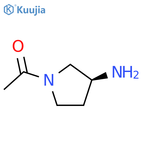 1-(3S)-3-aminopyrrolidin-1-ylethan-1-one structure