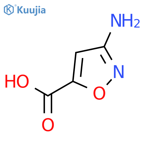 3-amino-1,2-oxazole-5-carboxylic acid structure