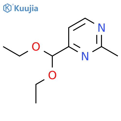 4-(Diethoxymethyl)-2-methylpyrimidine structure