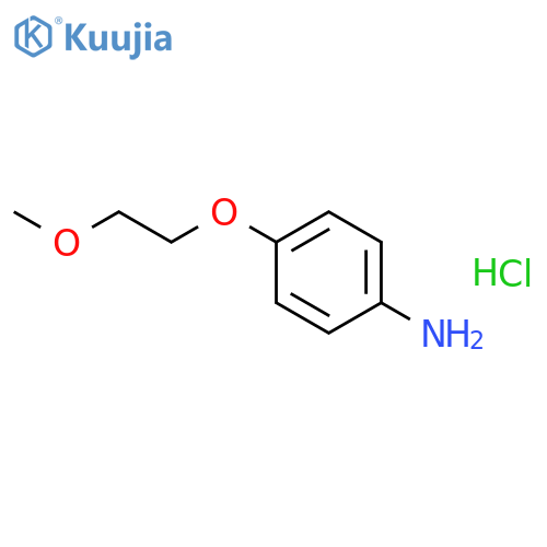 4-(2-Methoxyethoxy)aniline hydrochloride structure