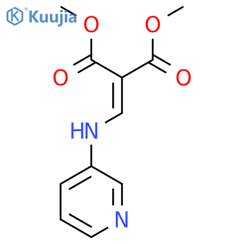 1,3-Dimethyl 2-{[(pyridin-3-yl)amino]methylidene}propanedioate structure