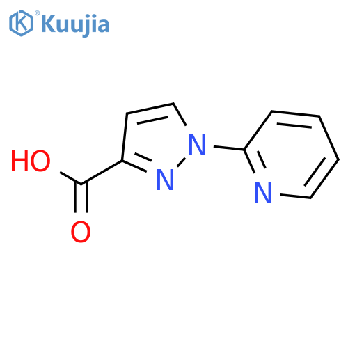1-(Pyridin-2-yl)-1H-pyrazole-3-carboxylic acid structure