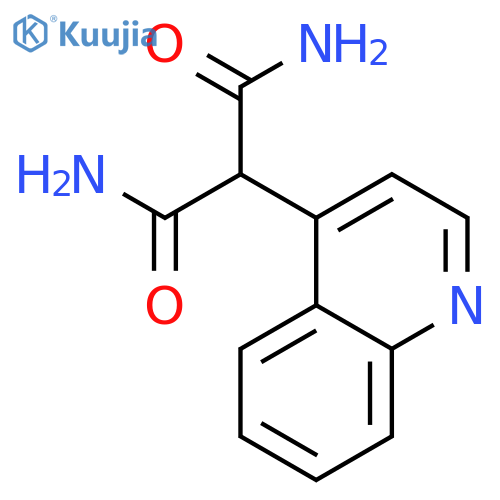 Propanediamide,2-(4-quinolinyl)- structure