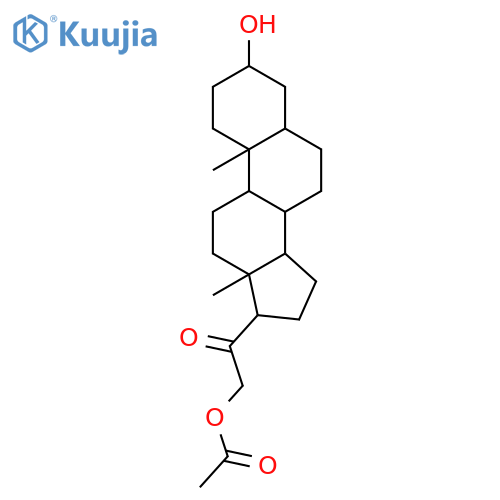 (3β,5β)-Tetrahydro 11-Deoxycorticosterone 21-Acetate structure