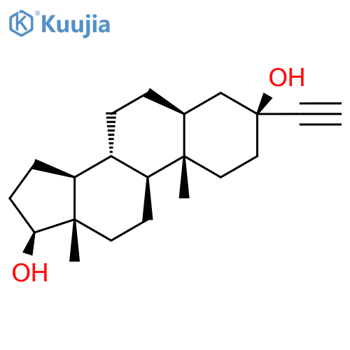 Androstane-3,17-diol,3-ethynyl-, (3b,5a,17b)- (9CI) structure