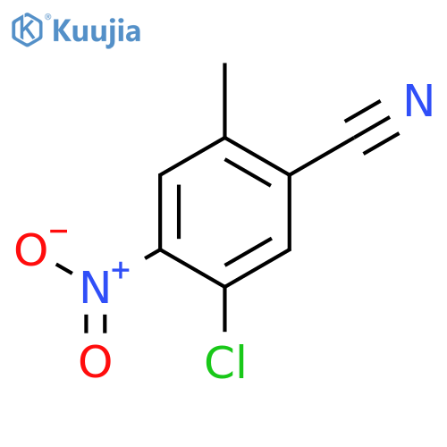 Benzonitrile, 5-chloro-2-methyl-4-nitro- structure