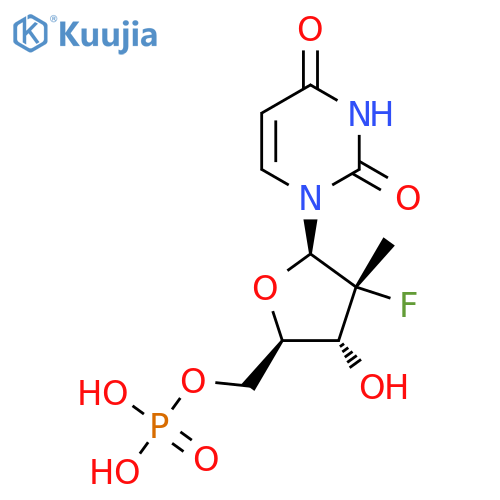 5'-Uridylic acid, 2'-deoxy-2'-fluoro-2'-methyl-, (2'R)- structure