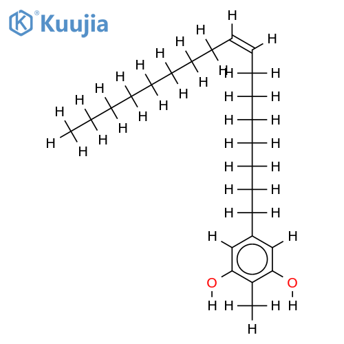 2-methyl-5-(8'Z-heptadecenyl)resorcinol structure