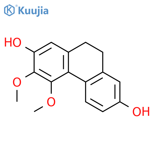 2,7-Phenanthrenediol,9,10-dihydro-3,4-dimethoxy- structure