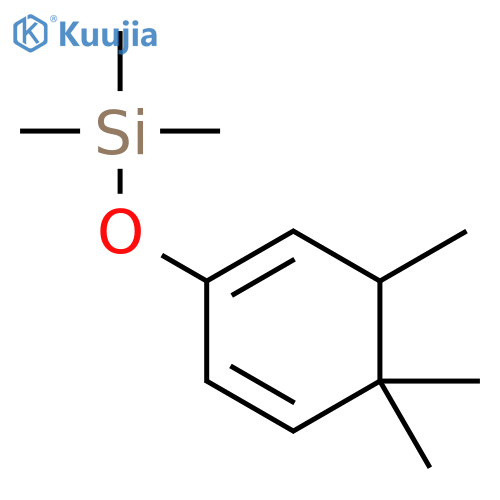 Silane, trimethyl[(3,4,4-trimethyl-1,5-cyclohexadien-1-yl)oxy]- structure
