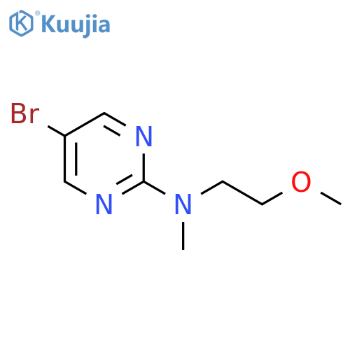 (5-Bromo-pyrimidin-2-yl)-(2-methoxy-ethyl)-methyl-amine structure