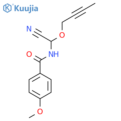 Benzamide, N-[(2-butynyloxy)cyanomethyl]-4-methoxy- structure