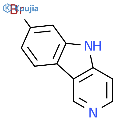 7-Bromo-5H-pyrido4,3-bindole structure