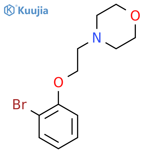 Morpholine,4-[2-(2-bromophenoxy)ethyl]- structure