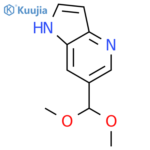 6-(Dimethoxymethyl)-1H-pyrrolo3,2-bpyridine structure