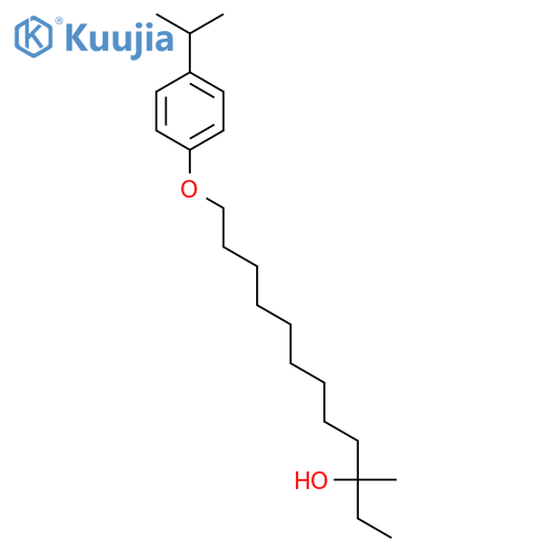 3-Dodecanol, 3-methyl-12-[4-(1-methylethyl)phenoxy]- structure