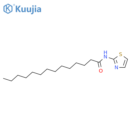 N-(1,3-thiazol-2-yl)tetradecanamide structure