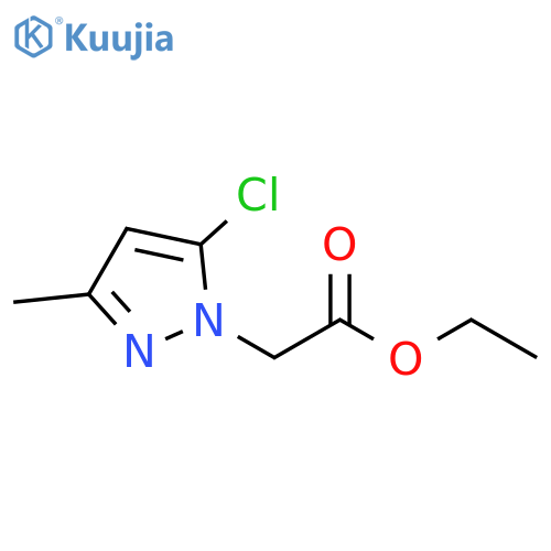 ethyl 2-(5-chloro-3-methyl-1H-pyrazol-1-yl)acetate structure
