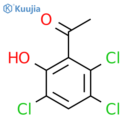 1-(2,3,5-Trichloro-6-hydroxyphenyl)ethan-1-one structure