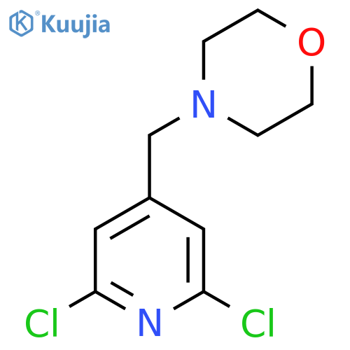 4-((2,6-dichloropyridin-4-yl)Methyl)Morpholine structure