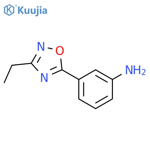 3-(3-Ethyl-1,2,4-oxadiazol-5-yl)aniline structure