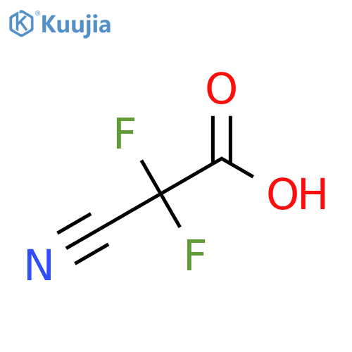 2-Cyano-2,2-difluoroacetic acid structure