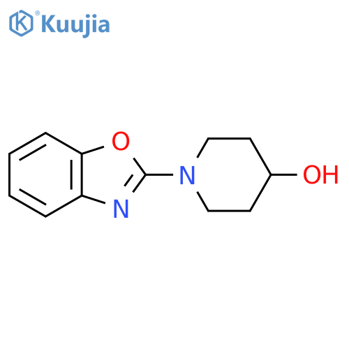 1-(1,3-benzoxazol-2-yl)piperidin-4-ol structure