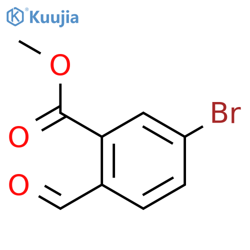 Methyl 5-bromo-2-formylbenzoate structure