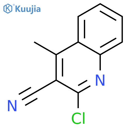 2-Chloro-4-methylquinoline-3-carbonitrile structure