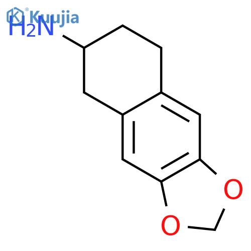 5,6,7,8-Tetrahydronaphtho2,3-d-1,3-dioxol-6-amine structure
