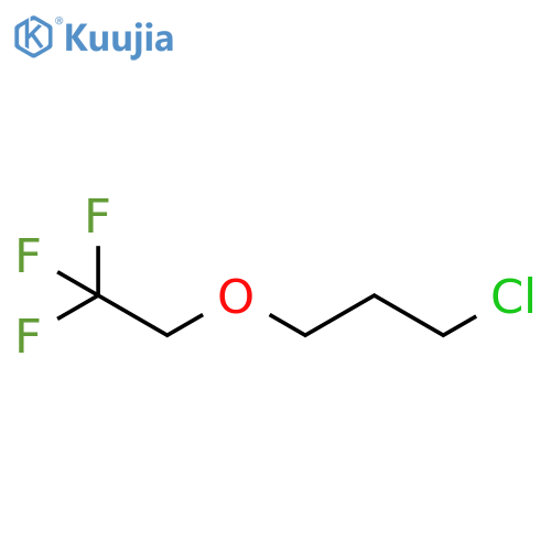 1-chloro-3-(2,2,2-trifluoroethoxy)propane structure