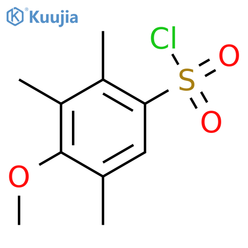 4-Methoxy-2,3,5-trimethylbenzene-1-sulfonyl chloride structure