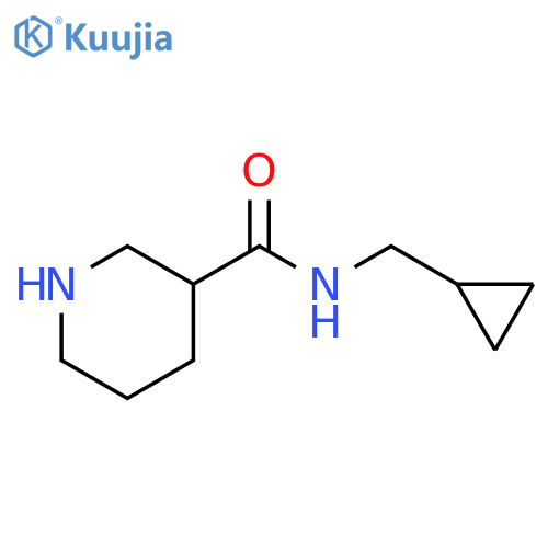 N-(cyclopropylmethyl)piperidine-3-carboxamide structure