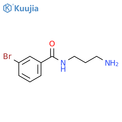 N-(3-aminopropyl)-3-bromobenzamide structure