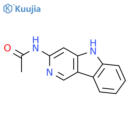 Acetamide,N-5H-pyrido[4,3-b]indol-3-yl- structure