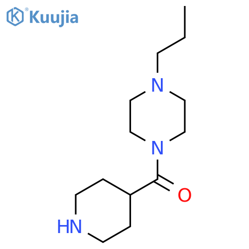 1-(Piperidine-4-carbonyl)-4-propylpiperazine structure