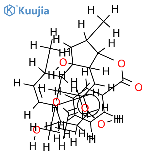 14beta-acetoxy-3beta-benzoyloxy-7beta,9alpha,15beta-trihydroxyjatropha-5E,11E-diene structure