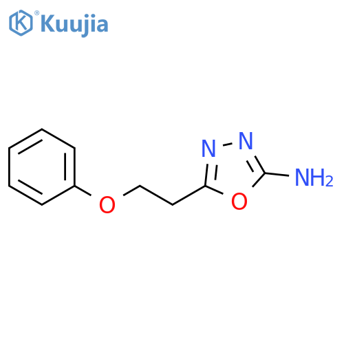 5-(2-phenoxyethyl)-1,3,4-oxadiazol-2-amine structure