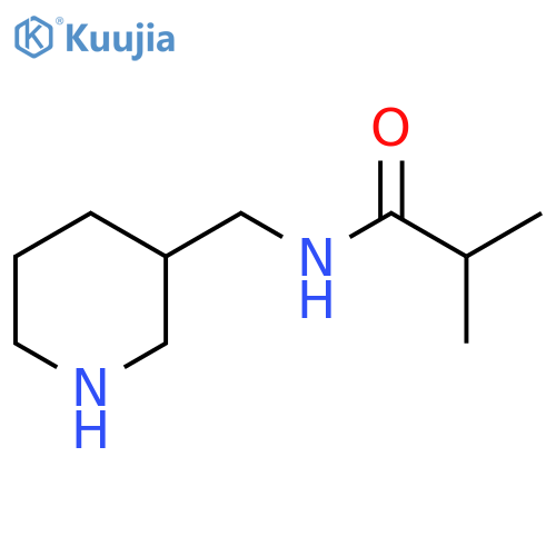 2-methyl-N-(piperidin-3-ylmethyl)propanamide structure