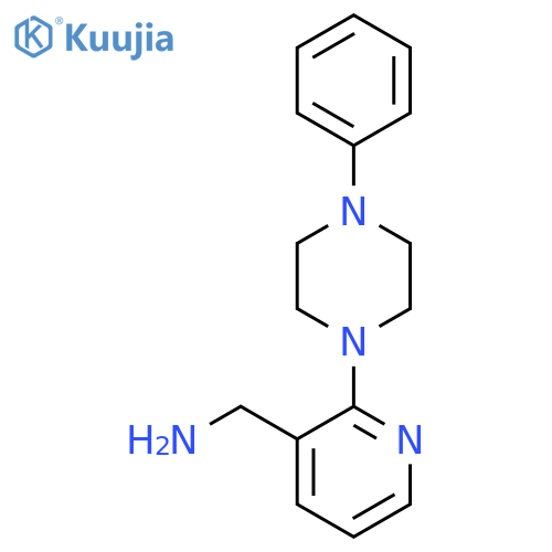 1-[2-(4-Phenylpiperazin-1-YL)pyridin-3-YL]methanamine structure